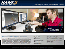 Tablet Screenshot of hawktechinc.com